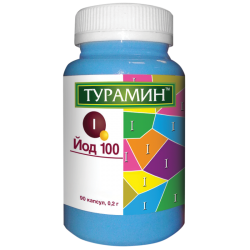 Турамин Йод 100 200мг №90 капсулы