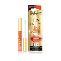 Оттеночное масло-блеск для губ Eveline 8в1 All Day Lip Care Oil Tint-Orange