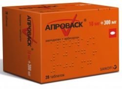 Апроваск 10мг+300мг №28 таблетки