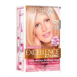 Краска для волос Loreal excellence тон 01 супер-осветляющий русый натуральный