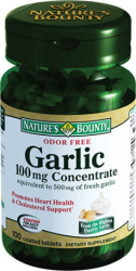 Нейчес Баунти чеснок без запаха №100 таблетки