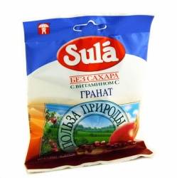 Зула леденцы гранат 60г