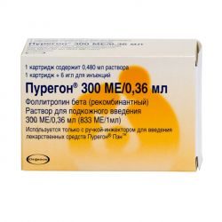 Пурегон раствор для инъекций 300 МЕ №1 картридж