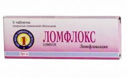 Ломфлокс 400мг №5 таблетки
