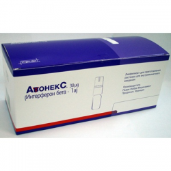 Авонекс лиофизат для приготовления р-ра д/в/м введения 30мкг №4 (комплект)