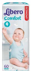 Либеро подгузники Comfort 7-14кг maxi 60шт