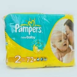 Памперс подгузники New Baby (2) 3-6кг 72шт+подгузники Premium Care (2) 3-6кг 3шт