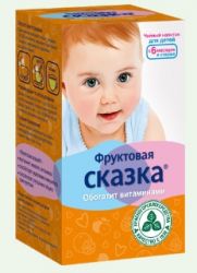 Фруктовая сказка чай детский 1