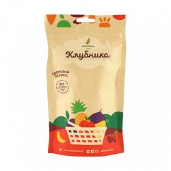 Здоровый перекус Зеленика Клубника дой.пак.20г
