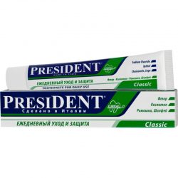 Зубная паста PRESIDENT Classic 75мл