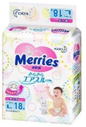 Мерриес подгузники 9-14кг (L) 18шт