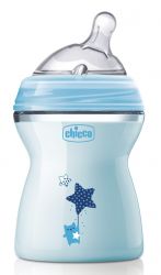 Чикко бутылочка Natural Feeling 2мес.+