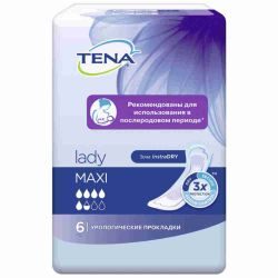Тена Леди макси прокладки урологические 6шт