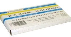 Калия хлорид 4% раствор для инъекций 5мл №10 ампулы