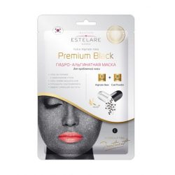 Гидроальгинатная маска Estelare Premium Black для всех типов кожи