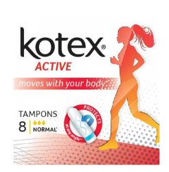 Котекс тампоны active normal 8шт