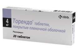 Торендо 4мг №20 таблетки