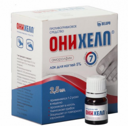 Онихелп лак для ногтей 5% 2