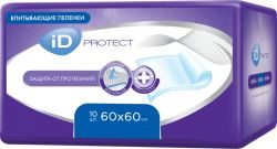 Айди протект пеленки впитывающие /id expert protect/ 60х60см №10