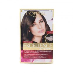 Краска для волос Loreal excellence тон 4 каштановый