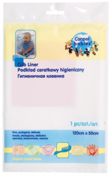 Канпол беби клеенка на кровать 120х50см с рисунком