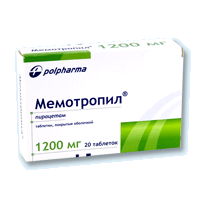 Мемотропил 1200мг №20 таблетки