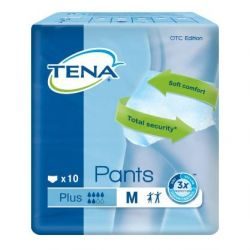 ТЕНА Пантс Плюс М подгузники-трусы для взрослых 10 штук (TENA Pants Plus M)