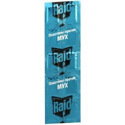 Рейд пластины от мух 10шт