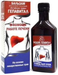 Алтайские травы бальзам Гепавитал 250мл