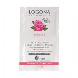 Маска Logona увлажнение био-дамасская роза и комплекс Kalpariane