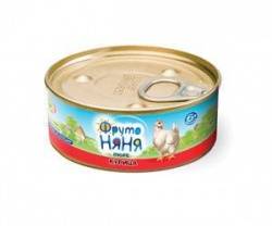 ФрутоНяня пюре Цыпленок с 6 мес 95г