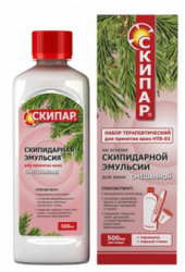 Скипар скипидарная эмульсия смешанная набор терапевтический для ванн 500мл/НТВ-03