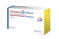 Глюкофаж Лонг 1г №30 таблетки