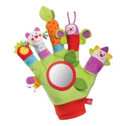 Хэппи беби/Happy baby развивающая игрушка рукавичка-кукольный театр арт.330353