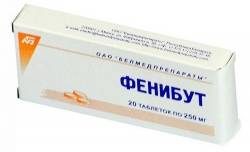 Фенибут 250мг №20 таблетки /Белмедпрепараты/