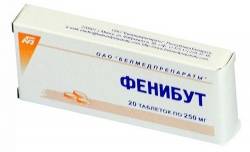 Фенибут 250мг №20 таблетки /Белмедпрепараты/