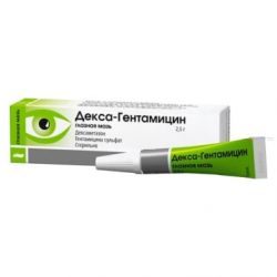 Декса-гентамицин мазь глазная 2