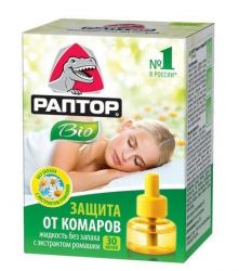 Раптор жидкость от комаров 30 ночей (экстракт ромашки)