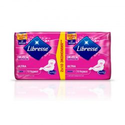Прокладки гигиенические Libresse ультра нормал с мягкой поверхностью 20шт