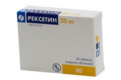 Рексетин 20мг №30 таблетки
