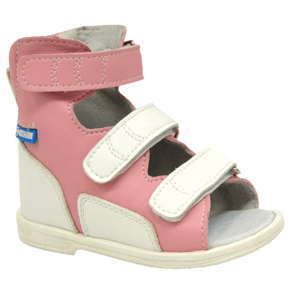 Детские ортопедические сандалии с высоким берцем ORTMANN Etna 7.35.2 Цвет: персик