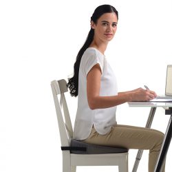 Ортопедическая подушка с откосом на сиденье TRELAX Spectra Seat П17 серый