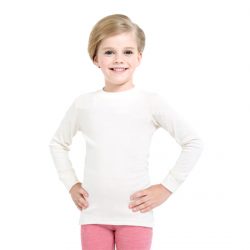 Детская термофутболка Norveg Soft Shirt (молочная) 4SU2HL-011 Цвет: молочный | Размер: 128-134