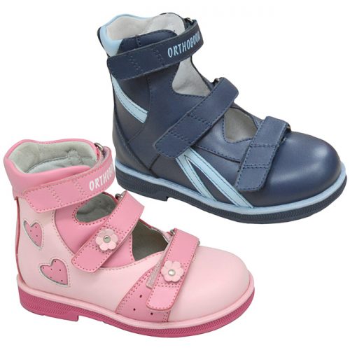 Детские ортопедические сандалии с высоким берцем Orthoboom 81597-32 Цвет: розовый | Размер: 31