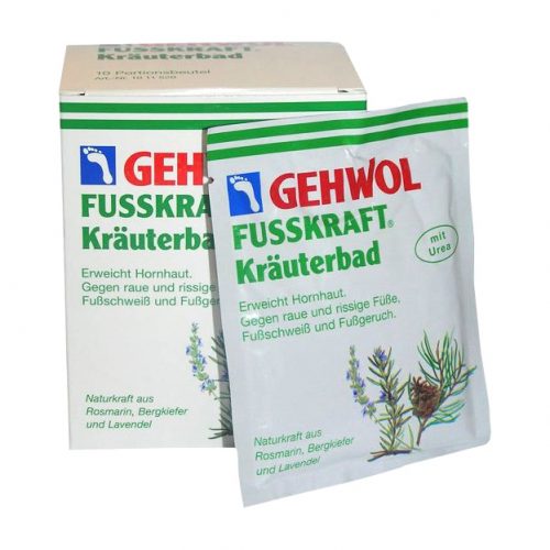 Травяная ванна для ног Gehwol FUSSKRAFT 10 пакетиков по 20 гр 11520