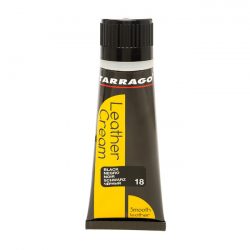 Чёрный крем-тюбик с губкой для обуви из кожи Leather Cream TARRAGO 75 мл черный