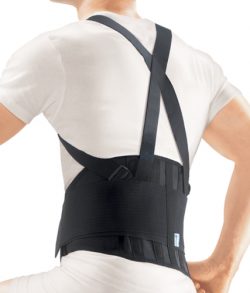 Ортопедический корсет (усиленный) Orlett IBS-3006 Цвет: черный | Размер: XXL