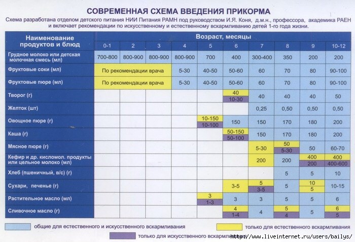 Схема прикорма