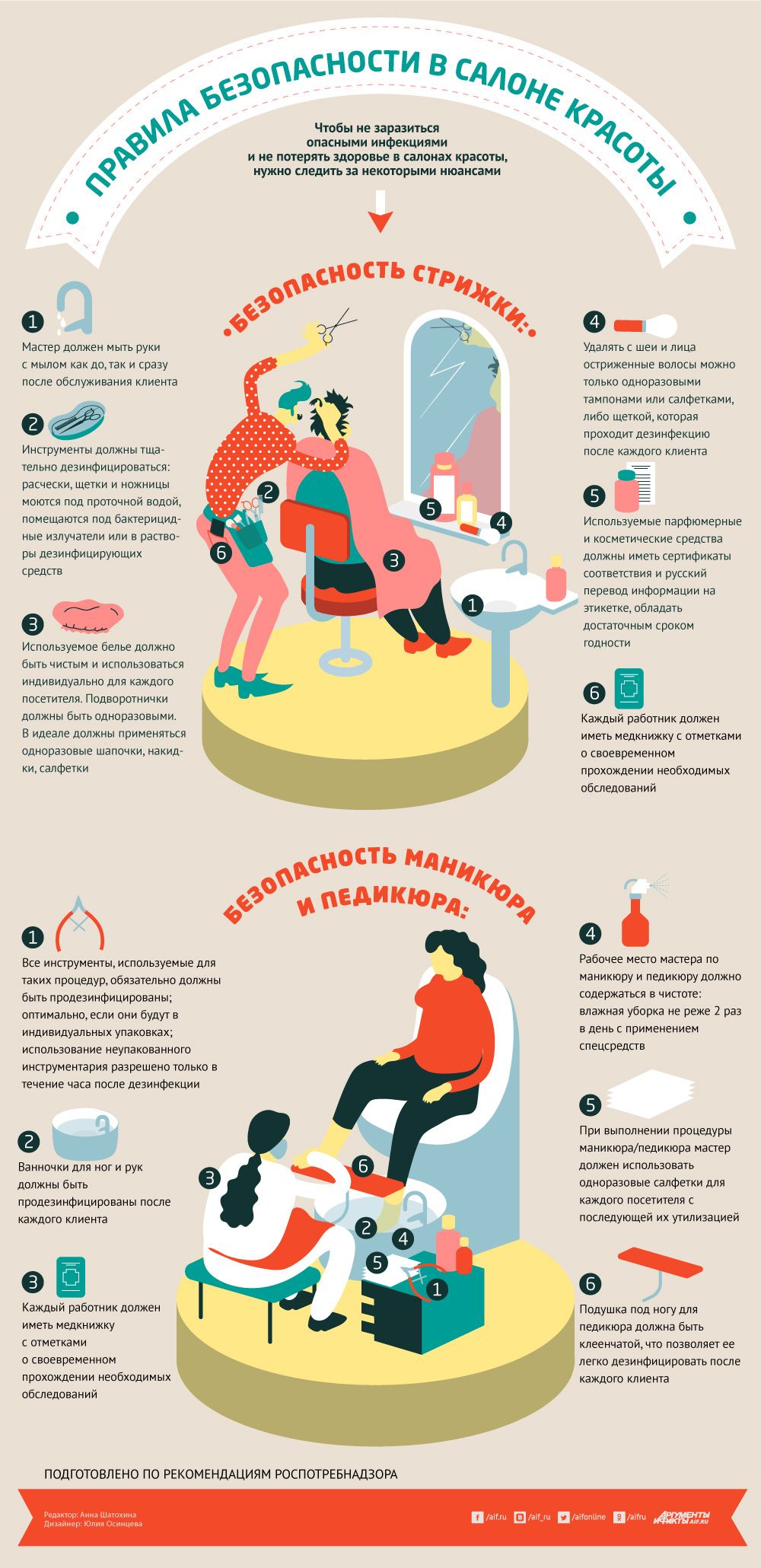 Правила безопасности в салоне красоты