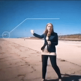 Ту-160 приземляется в Венесуэле... и чуть не сбил журналиста